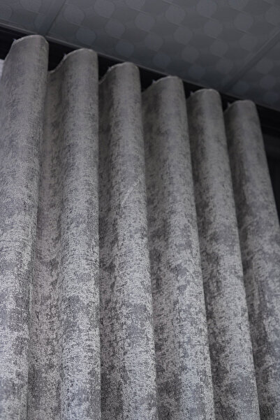 PERDEYERİ S Pile Alya Jacquard 1/3 Cortina de podea cu un singur aripă