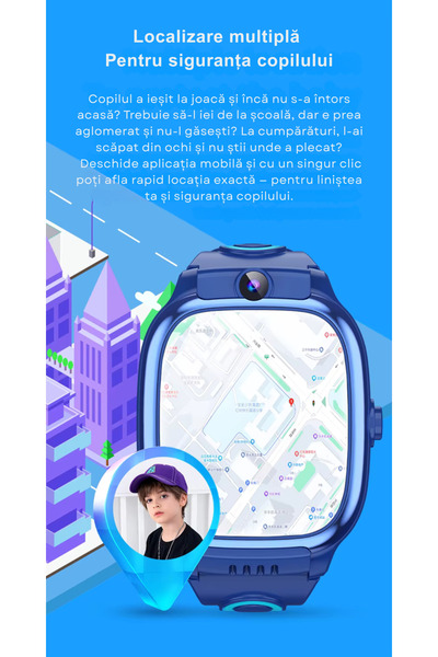 Tovstore Y88 Kids Smartwatch - 4G, LBS+WiFi location, SIM card, SOS, camera, 1.69" screen, Video Call