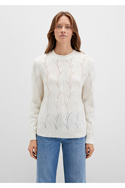 Mavi Crew Neck Ecru Sweater Regular Fit / Regular Cut 1710799-70057