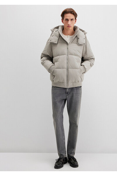 Mavi Hooded Gray Jacket Oversized / Wide Cut 0110553-86791