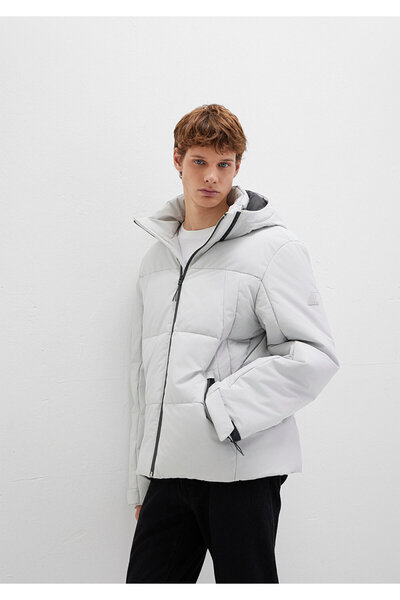 Mavi Water Repellent K Hooded Gray Inflatable Jacket 0110675-70074