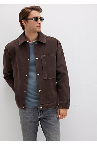 Mavi Pocket Detailed Brown Shirt Oversize / Wide Cut 0211779-70219