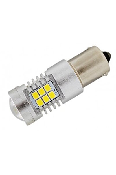 Xenon Bright LED auto alb BA15S cu 21 SMD 2835 12V Canbus 4KH-1156(180)-W