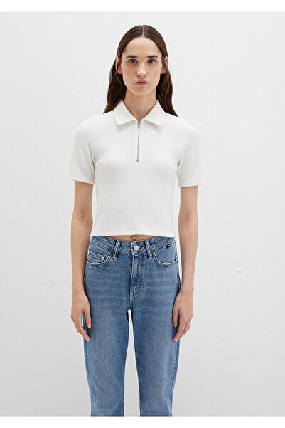 Mavi Ecru Polo T-Shirt Fitted / Bodycon Fit 1613593-70057