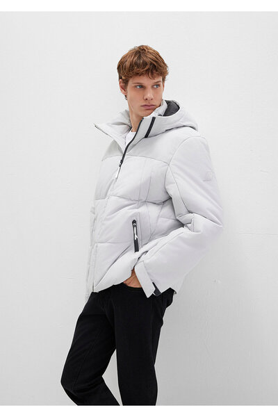 Mavi Water Repellent K Hooded Gray Inflatable Jacket 0110675-70074