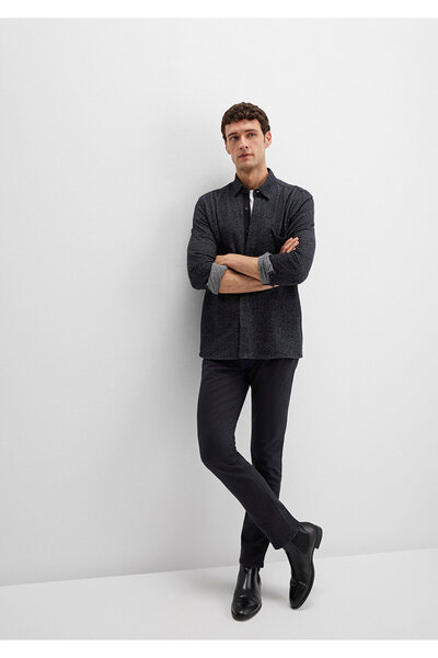 Mavi Black Navy Blue Shirt Loose Fit / Relaxed Fit 0211764-70497