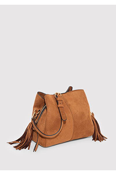 Mavi Faux Suede Brown Crossbody Bag 1913391-70304