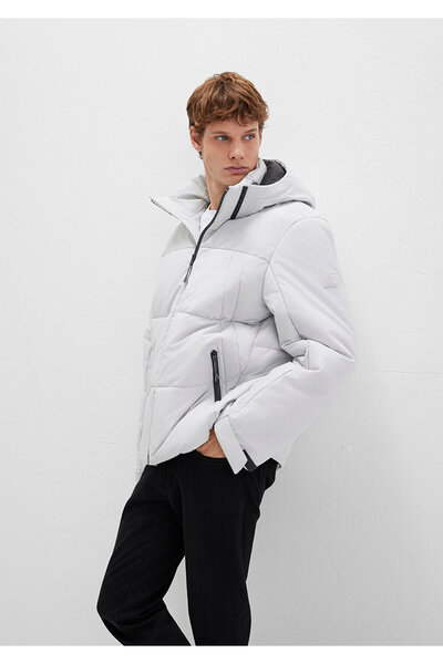 Mavi Water Repellent K Hooded Gray Inflatable Jacket 0110675-70074