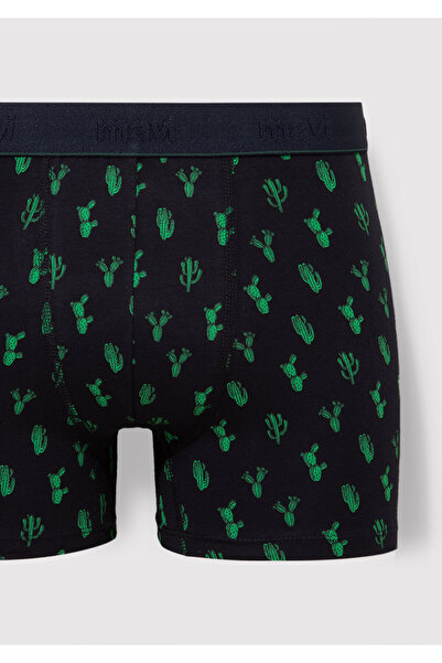Mavi 3er-Pack marineblaue Boxershorts mit Kaktus-Aufdruck 0912197-32184