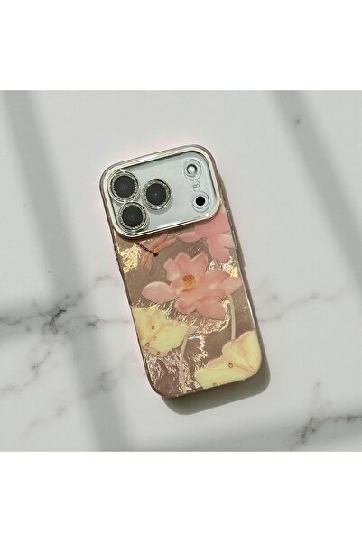 HYPERSOFT Iphone 15 Pro Max (6.7 inç) Uyumlu Desenli Hologramlı Simli Kamera ...