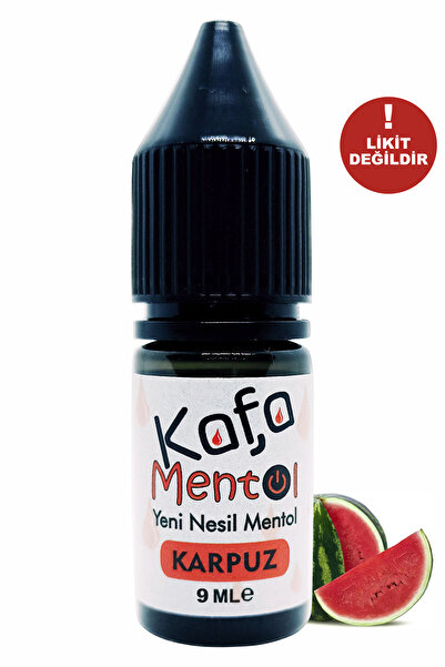 Kafa Mentol Mentol Topu Sıvısı 300 Adet Mentol Damlasi Karpuz Aromalı 9 Ml