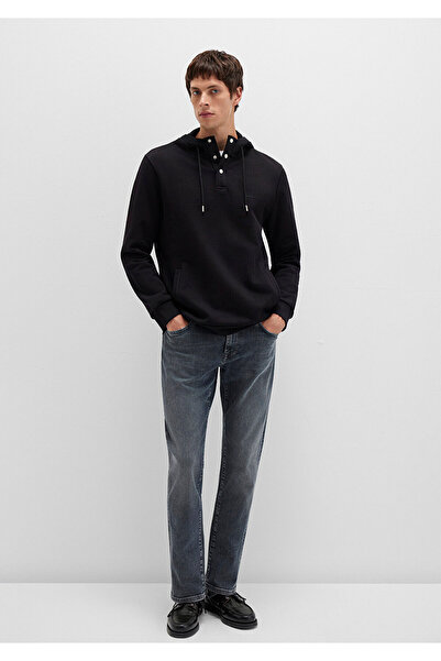 Mavi Black Hooded Black Sweatshirt 0S10384-900