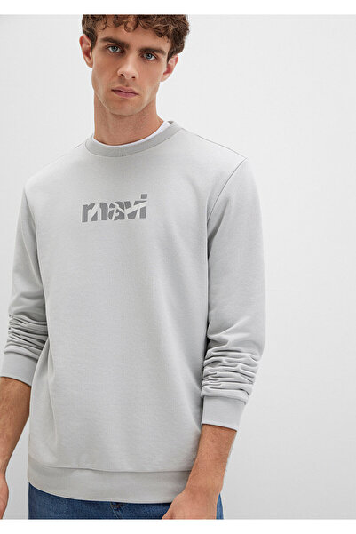 Mavi Τυπωμένο γκρι φούτερ 0S10402-70075