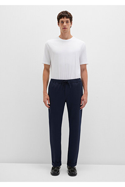 Mavi Black Navy Blue Knitted Trousers 0010513-86415