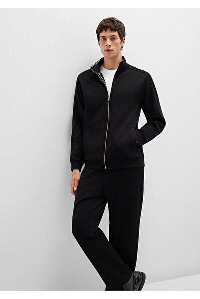 Mavi Zippered Black Interlock Sweatshirt 0S10381-900