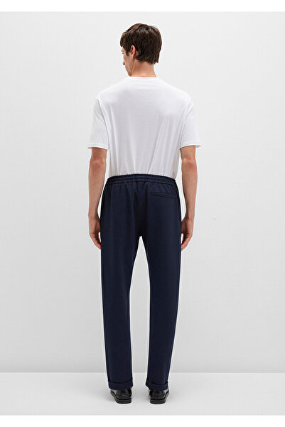 Mavi Black Navy Blue Knitted Trousers 0010513-86415