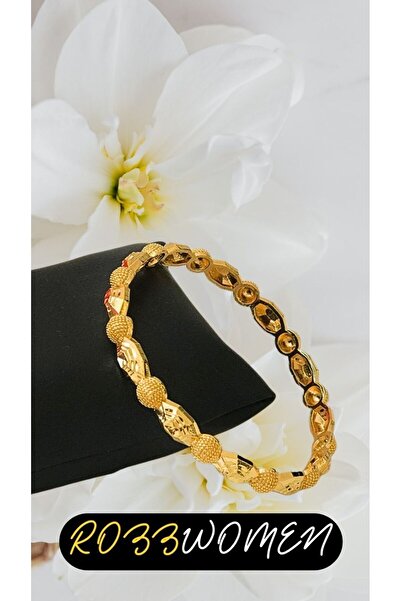 gülen dm Bilezik Altın Kaplama Dorika Model