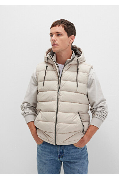 Mavi Hooded Beige Puffer Vest Regular Fit / Regular Cut 0110604-70144