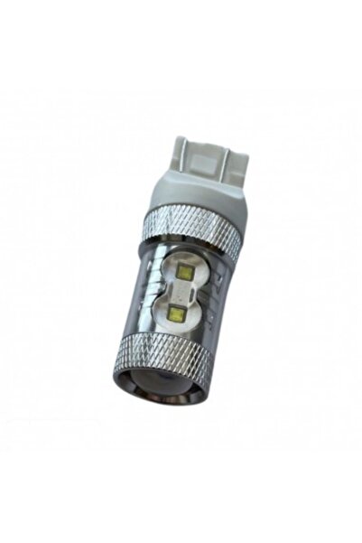 Xenon Bright LED auto alb W21/5W, T20, 50W Canbus cu LED-uri CREE