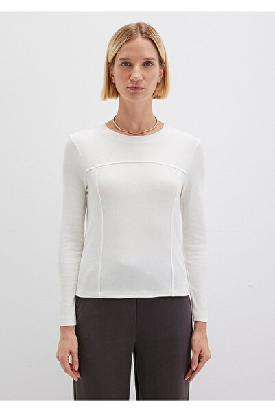 Mavi Ecru Long Sleeve T-Shirt Fitted / Bodycon Cut 1613625-80194