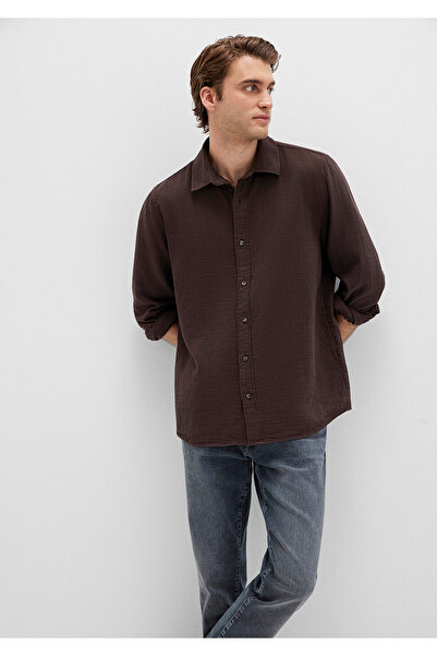 Mavi Καφέ πουκάμισο Regular Fit / Κανονική εφαρμογή 0211518-87537