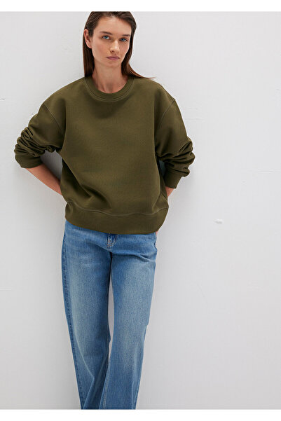 Mavi Crew Neck Khaki Sweatshirt 1S10390-71589