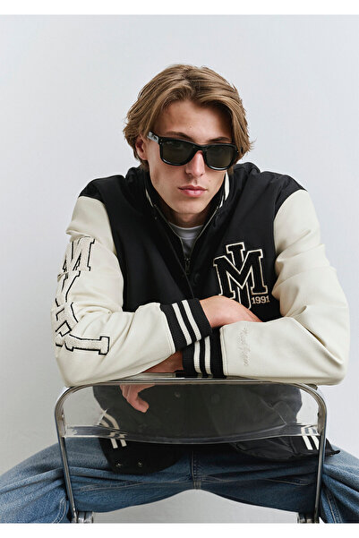 Mavi Bedruckte College-Jacke 0110326-900