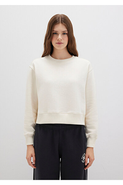 Mavi Crew Neck Ecru Sweatshirt 1S10387-70049