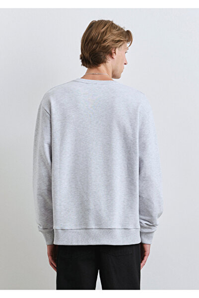 Mavi Graues Sweatshirt mit Logo-Print 0S10389-82498