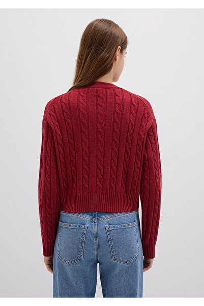 Mavi Buttoned Red Cardigan Regular Fit 1710576-70391