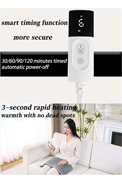 OEM Heat Therapy Pad 30x60cm - Relieves Back, Leg, Hand Pain & Period Cramps, Auto Shut-Off