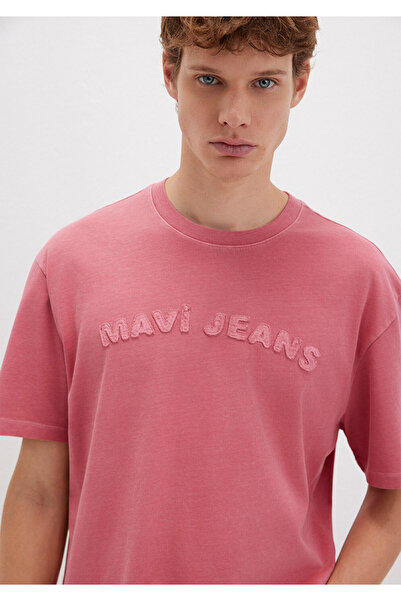 Mavi Rosa T-Shirt mit Jeans-Print, Loose Fit / Boler, bequemer Schnitt 0612953-71079