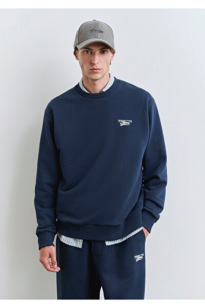 Mavi Φούτερ με λογότυπο Navy Blue 0S10467-70497