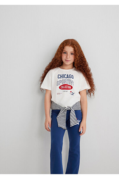 Mavi Chicago Sportive Off White Girl's T-Shirt M7610344-70057