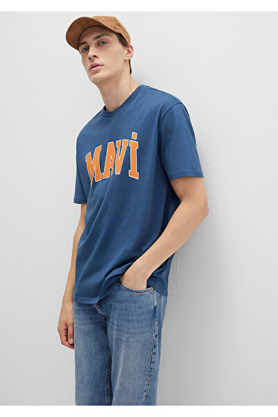 Mavi T-Shirt mit Logo-Print, lockere Passform / bequemer Schnitt 0611711-90609