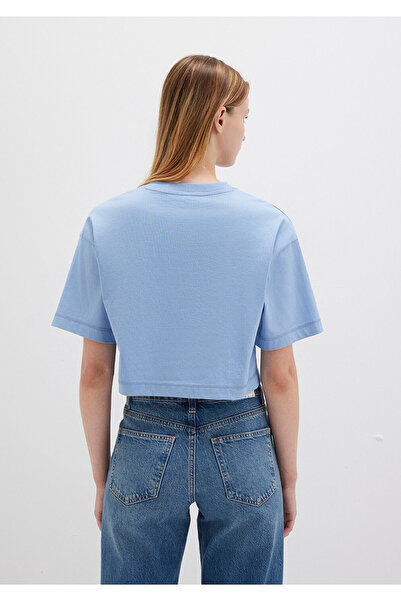 Mavi Tricou crop cu logo imprimat Crop / Croială scurtă 1613411-70831