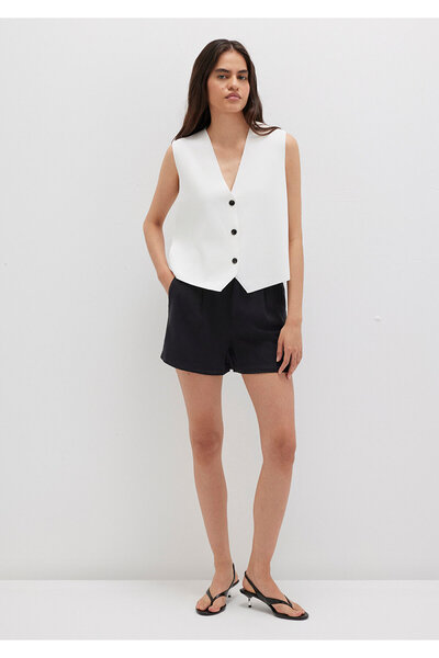 Mavi White Knitwear Vest Regular Fit / Regular Cut 1710694-620