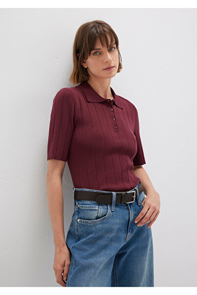 Mavi Burgundy Knitwear Polo 1710682-70415