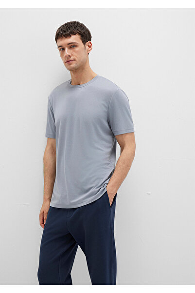 Mavi guler rotund basic Tricou Regular Fit / Normal croială 0612865-86584