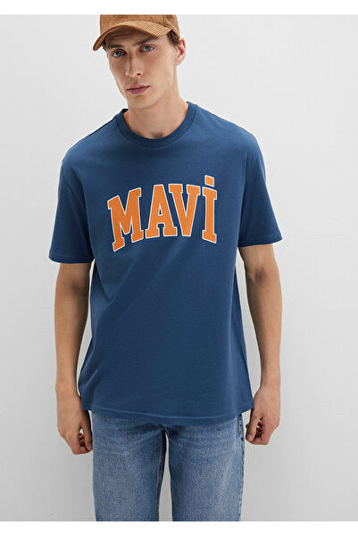 Mavi T-Shirt mit Logo-Print, lockere Passform / bequemer Schnitt 0611711-90609