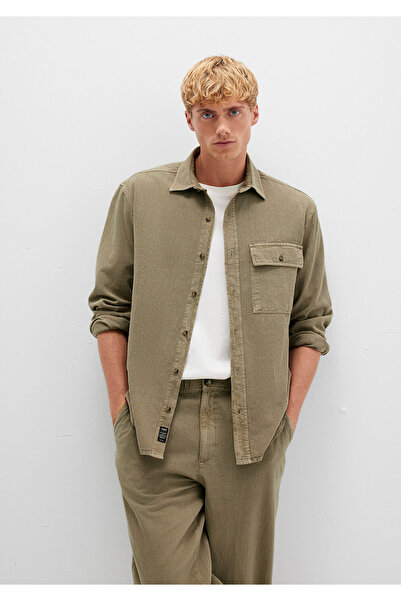 Mavi Χακί πουκάμισο Regular Fit / Normal Cut 0211668-71816