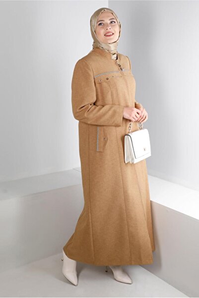 Alvina DOMINANT COLLAR ZIPPERED COAT 10694