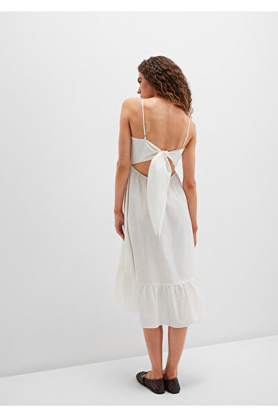 Mavi White Dress with Back Detail 1310804-70057