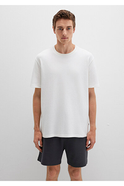 Mavi White Basic T-Shirt Loose Fit / Loose Casual Cut 0612823-70057