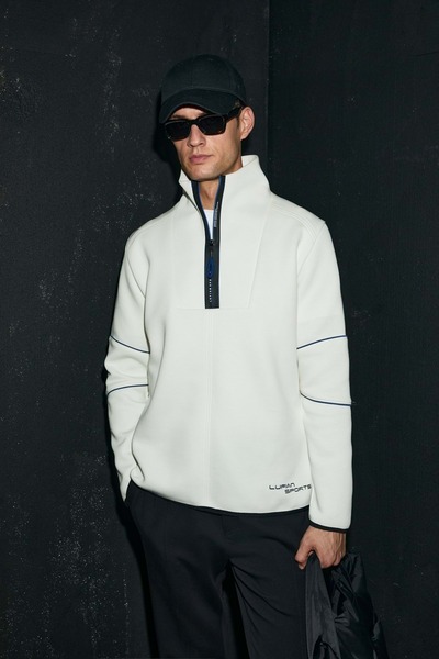 Lufian 112030191 Art Men's Sweatshirt White