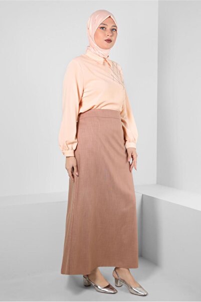 Alvina Plus Size Stone Detailled Tunic 20236