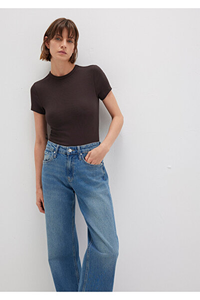 Mavi Καφέ Basic T-shirt Fitted / Κοπή Στενή 1613081-70240