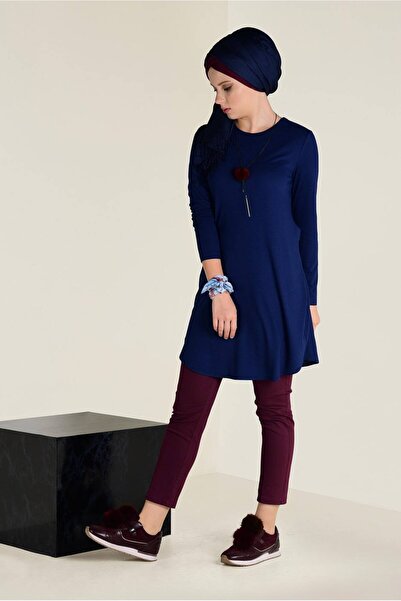 Alvina Cycling Collar Knitting Tunic 4578