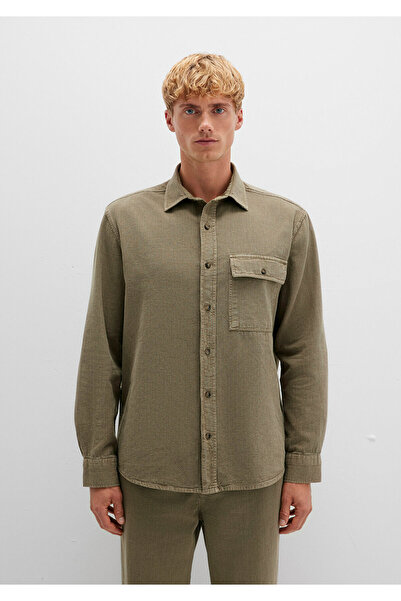 Mavi Χακί πουκάμισο Regular Fit / Normal Cut 0211668-71816