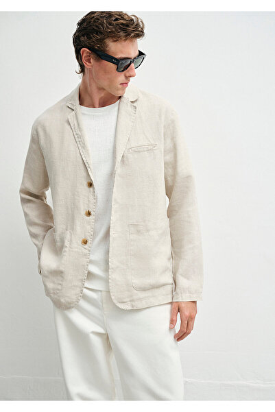 Mavi Ecru Linen Blazer 0110713-70144